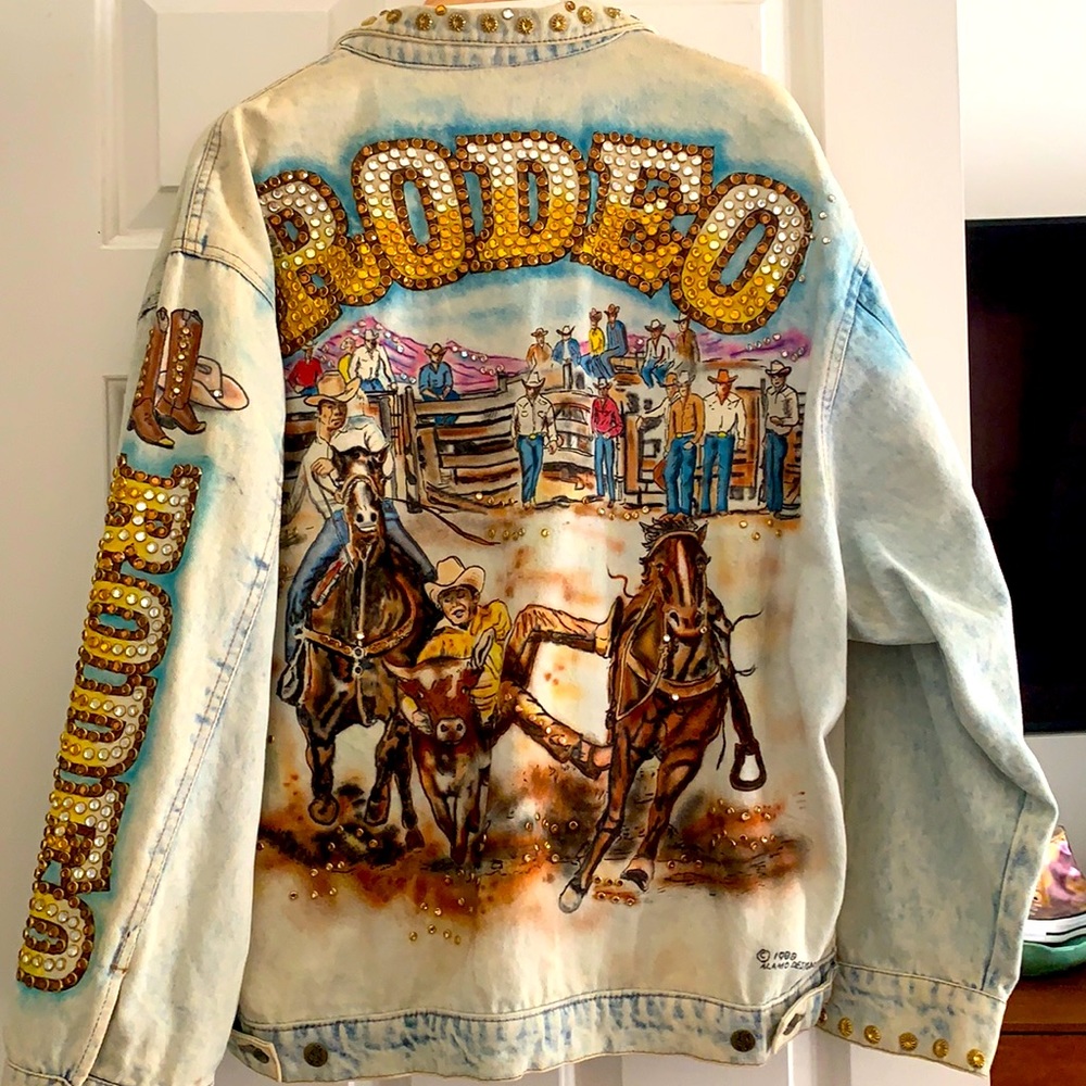 COPY - Tony Alamo Denim Jacket “RODEO Rhinestone Jacket